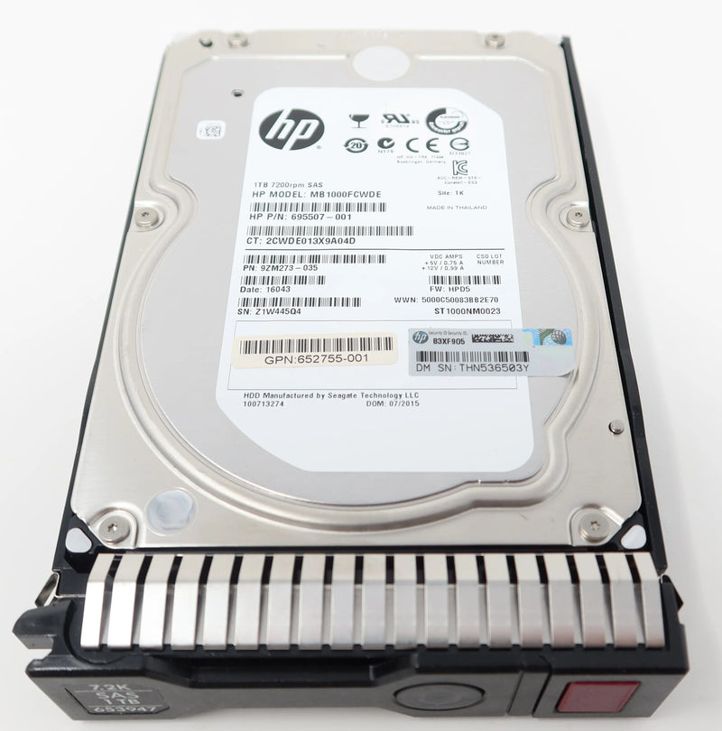 HP 1TB 7.2K RPM SAS 3.5 INCH SERVER HARD DRIVE Price in Bangladesh