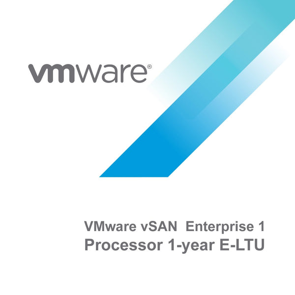 VMware vSAN Enterprise 1 Processor 1yr E-LTU