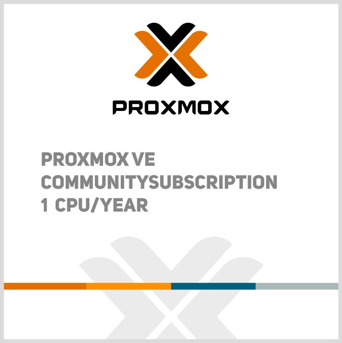 Proxmox VE Community Subscription 1 CPU/year