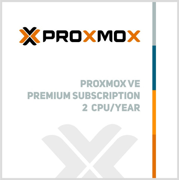 Proxmox VE Premium Subscription 2 CPUs/year