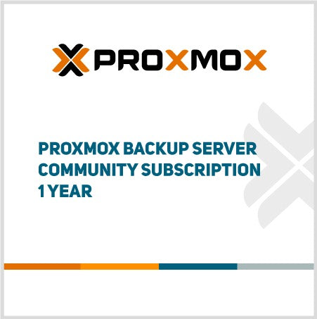 Proxmox Backup Server Community Subscription 1 year