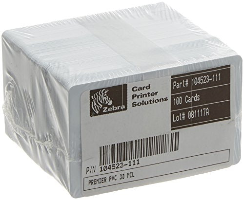 Zebra Blank White PVC Card 30 mil Price in Bangladesh