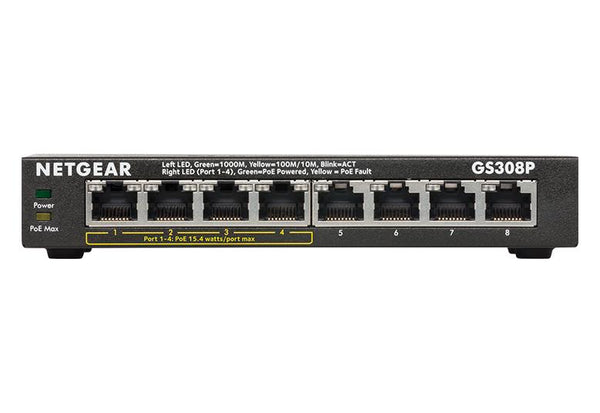 Netgear GS308P 8-Port Gigabit Unmanage Desktop Switch