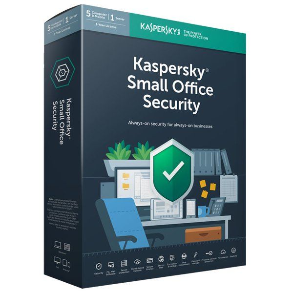 Kaspersky Small Office Security 1 Server 5 User (1 FileServer+5Desktops+5Mobiles)