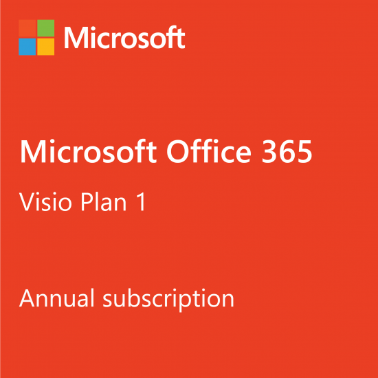 Microsoft Office 365 Visio Plan 1 (CSP) Annual Subscription